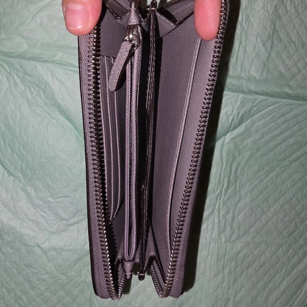Michael Kors Lavender Quilted Wallet - Picture 3 of 3